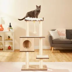 Frisco 47.5-in Modern Cat Tree & Condo