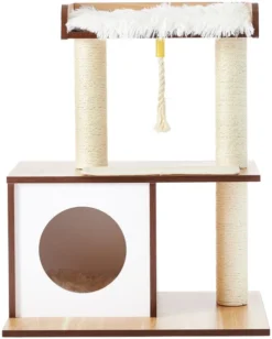Frisco 28.5-in Modern Cat Tree & Condo -FRISCO Sales 177907 PT3. SY630 V1584452593