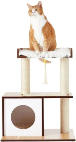 Frisco 28.5-in Modern Cat Tree & Condo -FRISCO Sales 177907 PT4. SY630 V1584453118