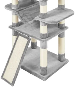 Frisco 68-in Faux Fur Cat Tree & Condo -FRISCO Sales 180383 PT2. SY630 V1584452330