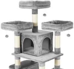 Frisco 68-in Faux Fur Cat Tree & Condo -FRISCO Sales 180383 PT3. SY630 V1584452625