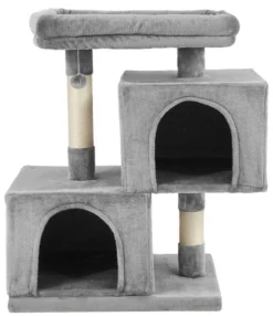 Frisco 33-in Faux Fur Cat Tree & Condo -FRISCO Sales 180389 PT3. SY630 V1584452637