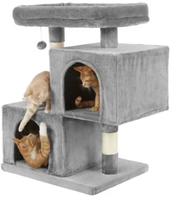 Frisco 33-in Faux Fur Cat Tree & Condo -FRISCO Sales 180389 PT4. SY630 V1584453144