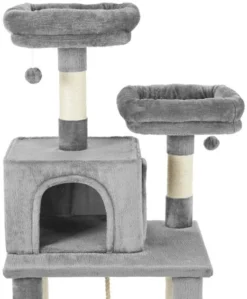 Frisco 59-in Faux Fur Cat Tree & Condo -FRISCO Sales 180392 PT2. SY630 V1584452444