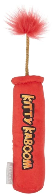 Frisco Crinkle Kitty Kaboom Kicker Cat Toy with Catnip