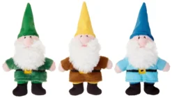 Frisco Mythical Mates Gnome Plush Squeaking Dog Toy