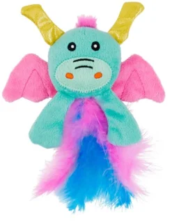 Frisco Mythical Mates Dragon Crinkle Cat Toy with Catnip
