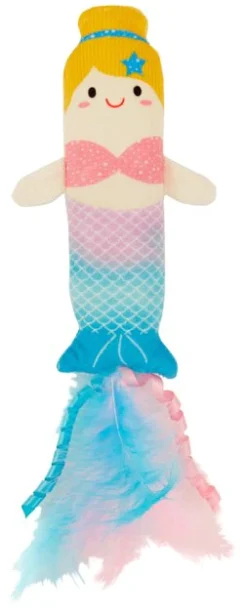Frisco Mythical Mates Mermaid Crinkle Kicker Cat Toy with Catnip