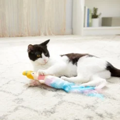 Frisco Mythical Mates Mermaid Crinkle Kicker Cat Toy with Catnip -FRISCO Sales 204533 PT2. SY630 V1583271292