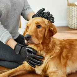 Frisco Dog & Cat Deshedding & Grooming Gloves, Black -FRISCO Sales 206842 PT5. SY630 V1610766542