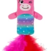 Frisco Mythical Mates Pink Unicorn Crinkle Kicker Cat Toy with Catnip -FRISCO Sales 208273 MAIN. SY630 V1582825743