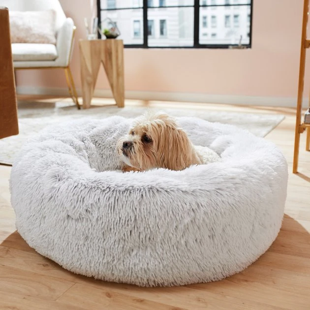 Frisco Eyelash Cat & Dog Bolster Bed 3 Frisco Eyelash Cat & Dog Bolster Bed
