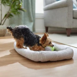 Frisco Gray Basket Weave Dog Crate Mat