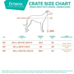 Frisco Heavy Duty Fold & Carry Double Door Collapsible Wire Dog Crate & Mat Kit 12 Frisco Heavy Duty Fold & Carry Double Door Collapsible Wire Dog Crate & Mat Kit -FRISCO Sales 212616 PT2. SY630 V1596031576