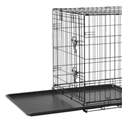 Frisco Fold & Carry Single Door Collapsible Wire Dog Crate & Mat Kit -FRISCO Sales 212620 PT4. SY630 V1580155693