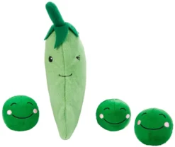 Frisco Plush Squeaking 2-in-1 Tearable Peapod & Peas Dog Toy -FRISCO Sales 213791 PT3. SY630 V1590069116