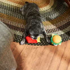 Frisco Plush Burger & Fries Dog Toy, 2-Pack -FRISCO Sales 213822 PT8. SY630 V1600488496