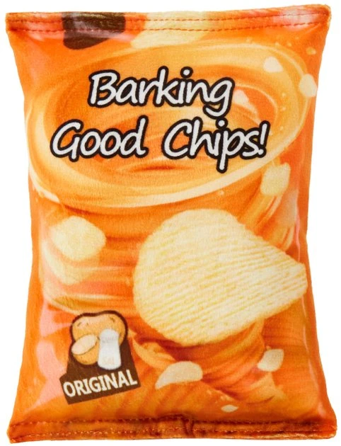 Frisco Bag of Chips Plush Squeaky Dog Toy 3 Frisco Bag of Chips Plush Squeaky Dog Toy
