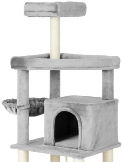 Frisco 73-in Cat Tree with Hammock, Condo, Lounge Basket, Top Perch & Bed 10 Frisco 73-in Cat Tree with Hammock, Condo, Lounge Basket, Top Perch & Bed -FRISCO Sales 214383 PT3. SY630 V1589894220