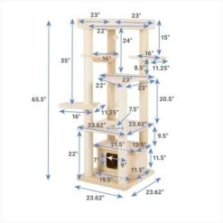 Frisco 65-in XXL Heavy Duty Cat Tree -FRISCO Sales 214391 PT1. SY630 V1603959798