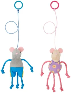 Frisco Summer Fun Bouncy Mouse Cat Toy, 2-pack