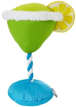 Frisco Summer Fun Plush & Rope Margarita Dog Toy