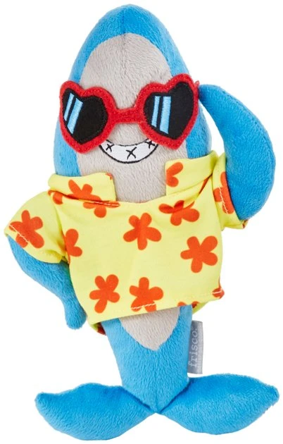 Frisco Summer Fun Plush Shark Dog Toy 3 Frisco Summer Fun Plush Shark Dog Toy