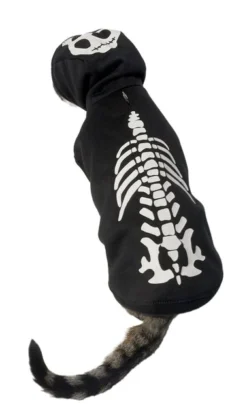 Frisco Glow in the Dark Skeleton Dog & Cat Hoodie