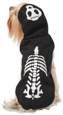 Frisco Glow in the Dark Skeleton Dog & Cat Hoodie -FRISCO Sales 215630 PT2. SY630 V1625881333