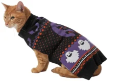 Frisco Spooky Ghost Dog & Cat Sweater
