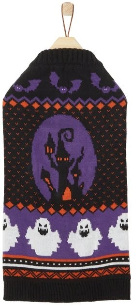 Frisco Spooky Ghost Dog & Cat Sweater 6 Frisco Spooky Ghost Dog & Cat Sweater - Image 4