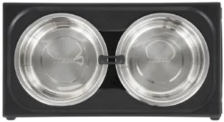 Frisco Stainless Steel Bowls with Adjustable Elevated Holder, 7 Cups -FRISCO Sales 216015 PT3. SY630 V1591020388