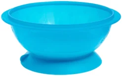 Frisco Plastic Suction Bowl, Blue, 3 Cups