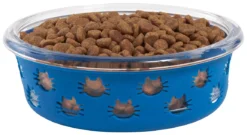 Frisco Cat Design Glass Bowl with Silicone Sleeve, 1.5 Cups -FRISCO Sales 216057 PT2. SY630 V1591021026