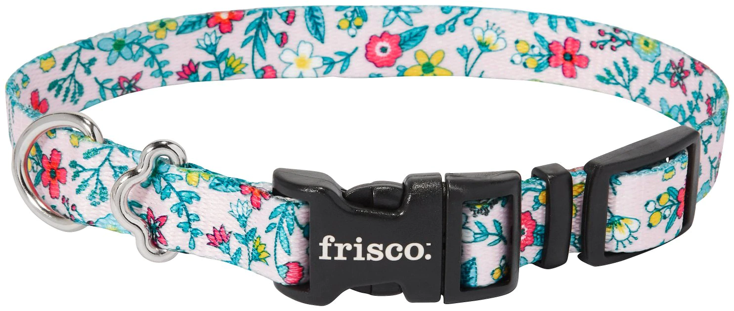 Frisco Spring Floral Polyester Dog Collar 3 Frisco Spring Floral Polyester Dog Collar