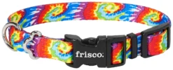 Frisco Tie Dye Swirl Polyester Dog Collar