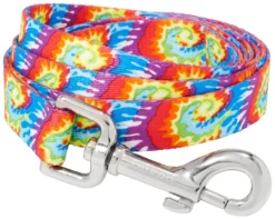 Frisco Tie Dye Swirl Polyester Dog Leash