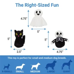 Frisco Halloween Haunted Shack Hide and Seek Puzzle Plush Squeaky Dog Toy -FRISCO Sales 218598 PT2. SY630 V1599851157