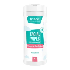 Frisco Dog & Cat Facial Grooming Wipes, Unscented