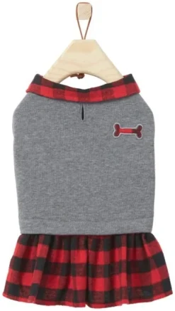 Frisco Plaid Dog & Cat Sweatshirt Dress 9 Frisco Plaid Dog & Cat Sweatshirt Dress -FRISCO Sales 223663 PT3. SY630 V1599162113