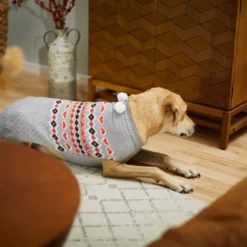 Frisco Fall Hearts with Pom Pom Dog & Cat Sweater -FRISCO Sales 223773 PT7. SY630 V1599921974