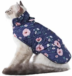 Frisco Patterned Floral Insulated Dog & Cat Puffer Coat 12 Frisco Patterned Floral Insulated Dog & Cat Puffer Coat -FRISCO Sales 223945 PT2. SY630 V1608820431