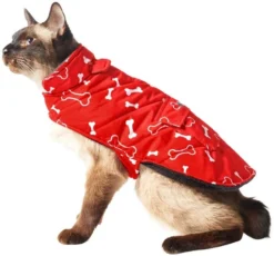 Frisco Patterned Bones Insulated Dog & Cat Coat -FRISCO Sales 223953 PT2. SY630 V1599846359