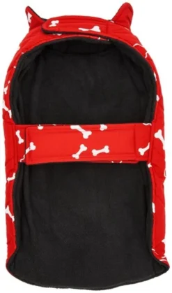 Frisco Patterned Bones Insulated Dog & Cat Coat -FRISCO Sales 223953 PT4. SY630 V1599669072