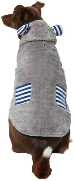 Frisco Plush Hooded Insulated Dog & Cat Coat