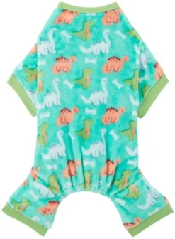 Frisco Dinosaurs Dog & Cat Cozy Fleece PJs -FRISCO Sales 224118 PT3. SY630 V1599557776