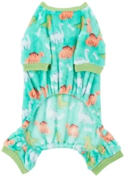 Frisco Dinosaurs Dog & Cat Cozy Fleece PJs -FRISCO Sales 224118 PT4. SY630 V1599558053