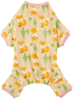 Frisco Foxes Dog & Cat Cozy Fleece PJs -FRISCO Sales 224146 PT3. SY630 V1599560797