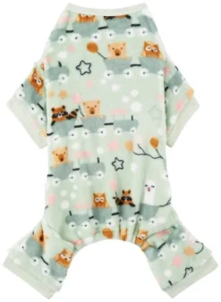 Frisco Zoo Animals Dog & Cat Cozy Fleece PJs -FRISCO Sales 224188 PT3. SY630 V1599493897