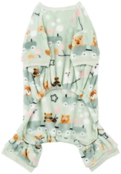 Frisco Zoo Animals Dog & Cat Cozy Fleece PJs -FRISCO Sales 224188 PT4. SY630 V1599493862